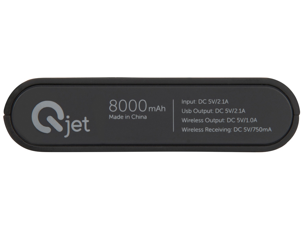 Изображение №9 | Набор из внешнего аккумулятора и беспроводной зарядки «Force», 8000 mAh (черный)