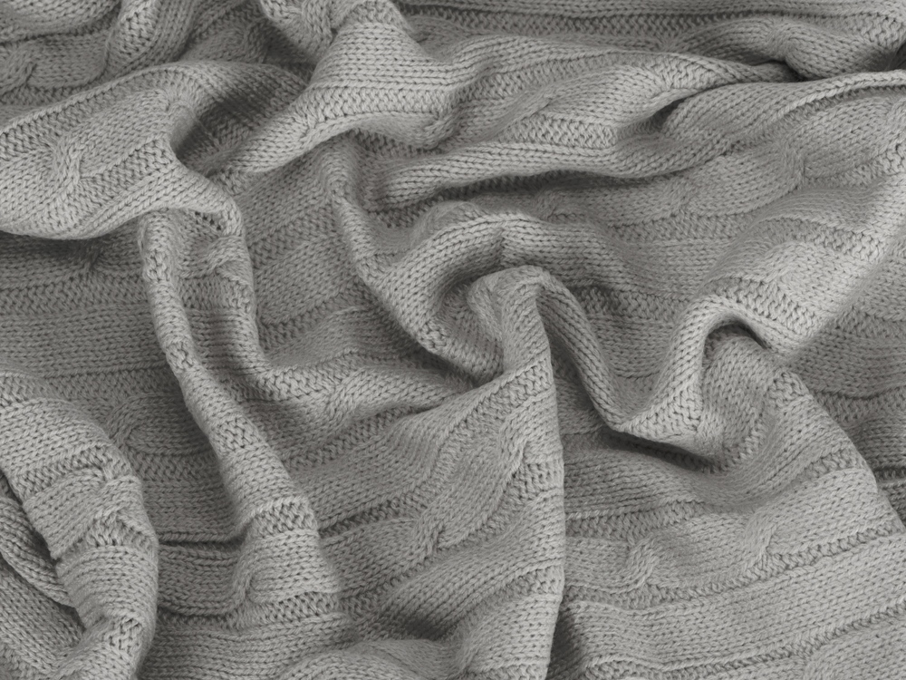 Изображение №2 | Плед акриловый «Braid NEW» (светло-серый)