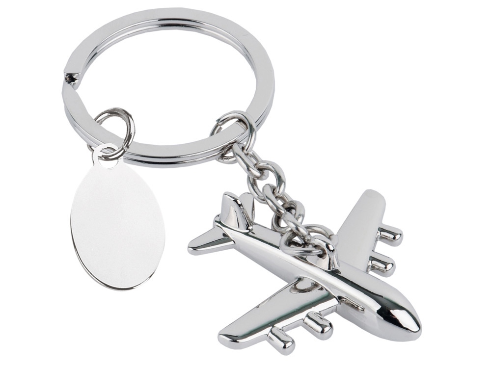 Изображение №1 | Брелок «Самолет» (серебристый)
