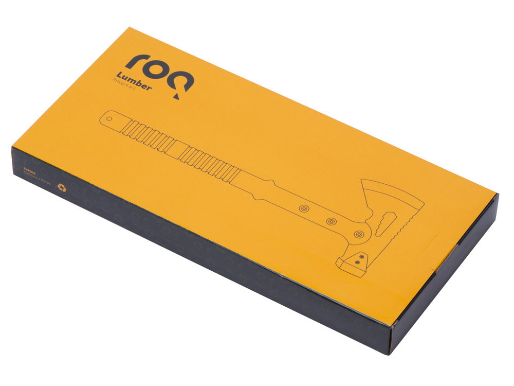 Изображение №7 | Топор 4-в-1 с огнивом «Lumber» (серебристый, черный)