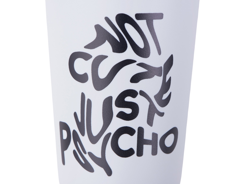 Изображение №2 | Пластиковый стакан «SipGo» с трафаретной печатью (серый)