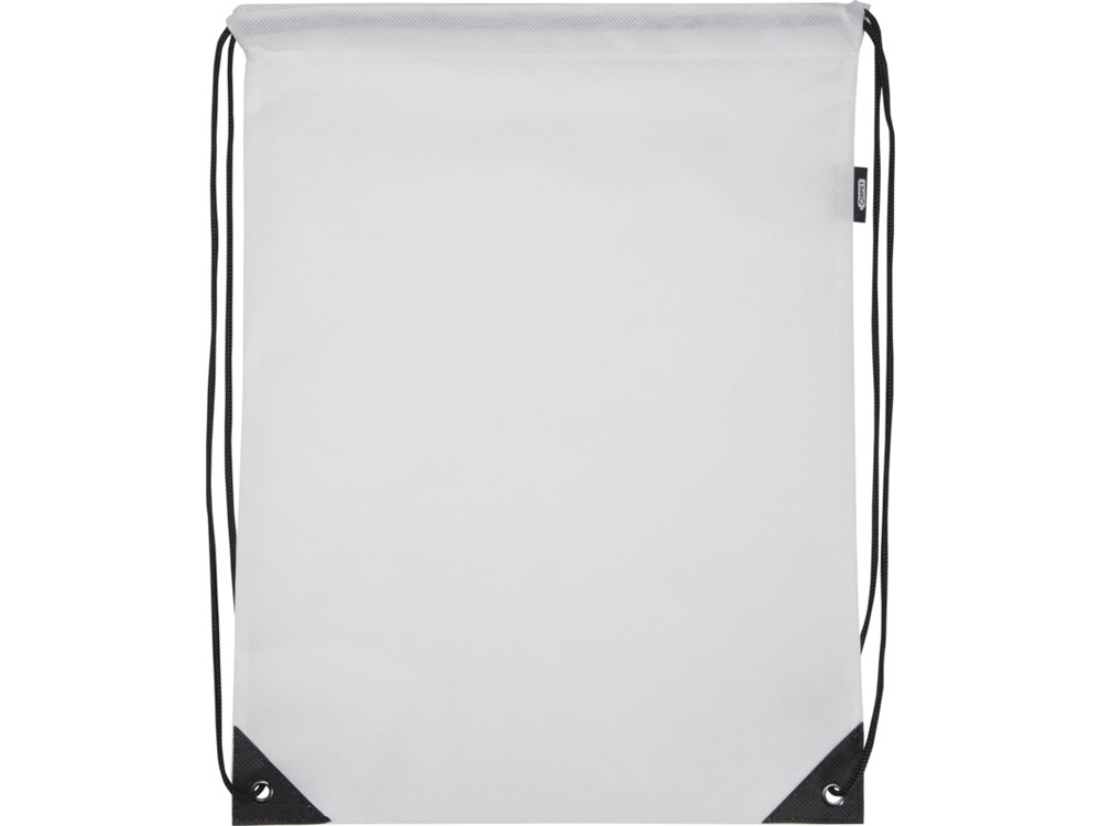 Изображение №2 | Рюкзак-мешок  на шнурке «Evergreen» из переработанного нетканого материала (белый)