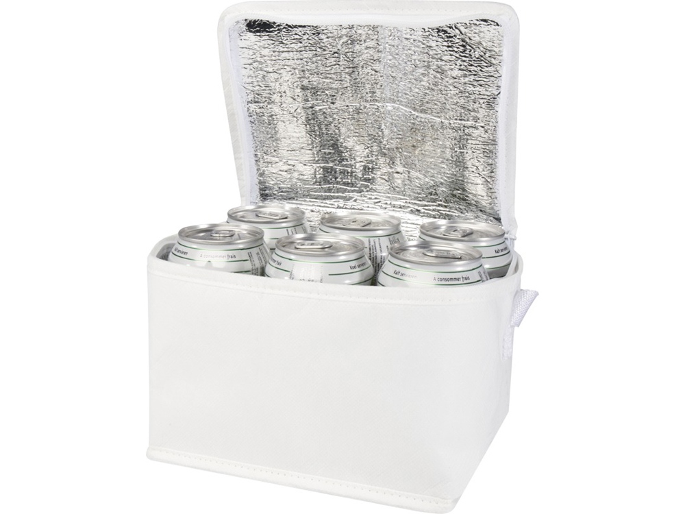 Изображение №1 | Сумка-холодильник «Spectrum» из переработанного нетканого материала (белый)