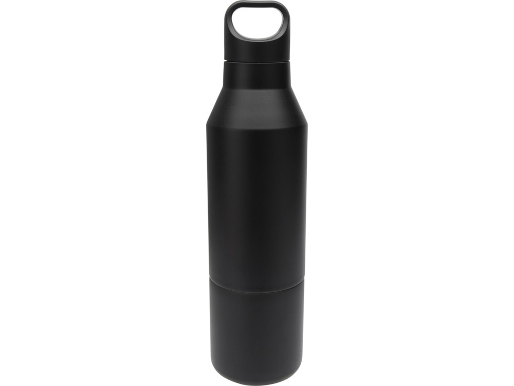 Изображение №2 | Изолированная бутылка из переработанной нержавеющей стали «Odessy» (сплошной черный)