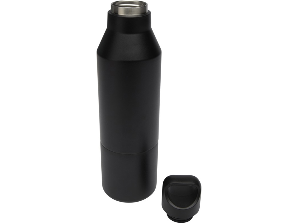 Изображение №4 | Изолированная бутылка из переработанной нержавеющей стали «Odessy» (сплошной черный)