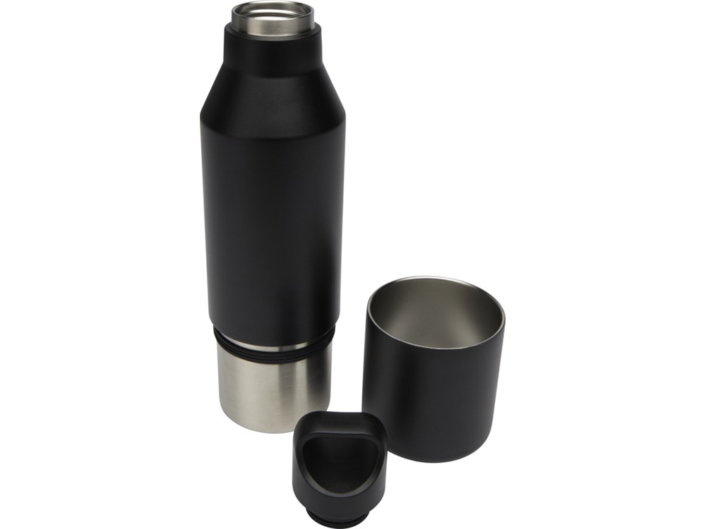 Изображение №5 | Изолированная бутылка из переработанной нержавеющей стали «Odessy» (сплошной черный)