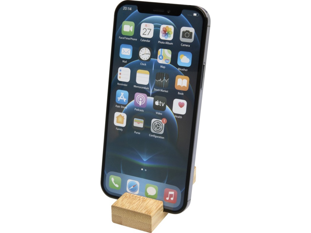 Изображение №4 | Брелок-держатель для телефона «Bosona» из бамбука (натуральный)