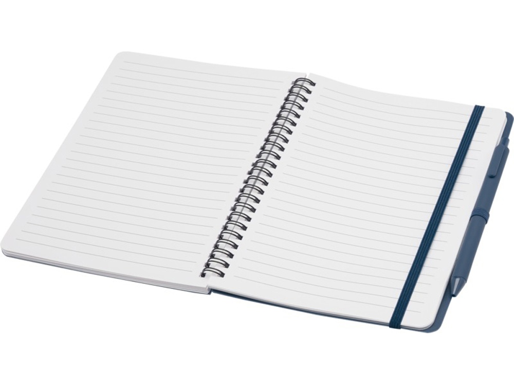 Изображение №4 | Блокнот А5 «Thalaasa» с шариковой ручкой (синий)