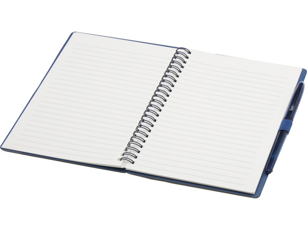 Изображение №4 | Блокнот А5 «Slate» с шариковой ручкой (темно-синий)