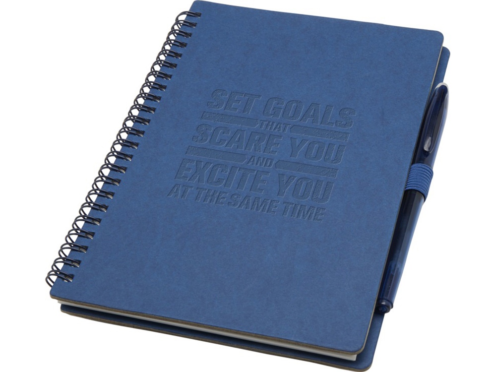 Изображение №7 | Блокнот А5 «Slate» с шариковой ручкой (темно-синий)