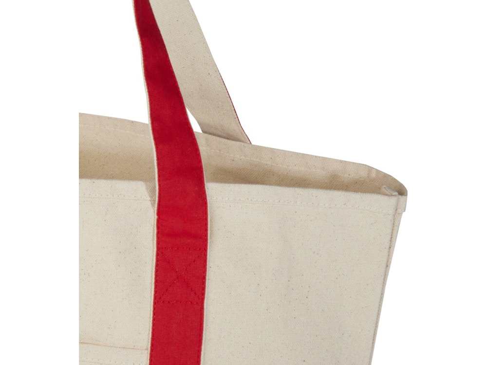 Изображение №6 | Эко-сумка «Sam» (натуральный/красный)
