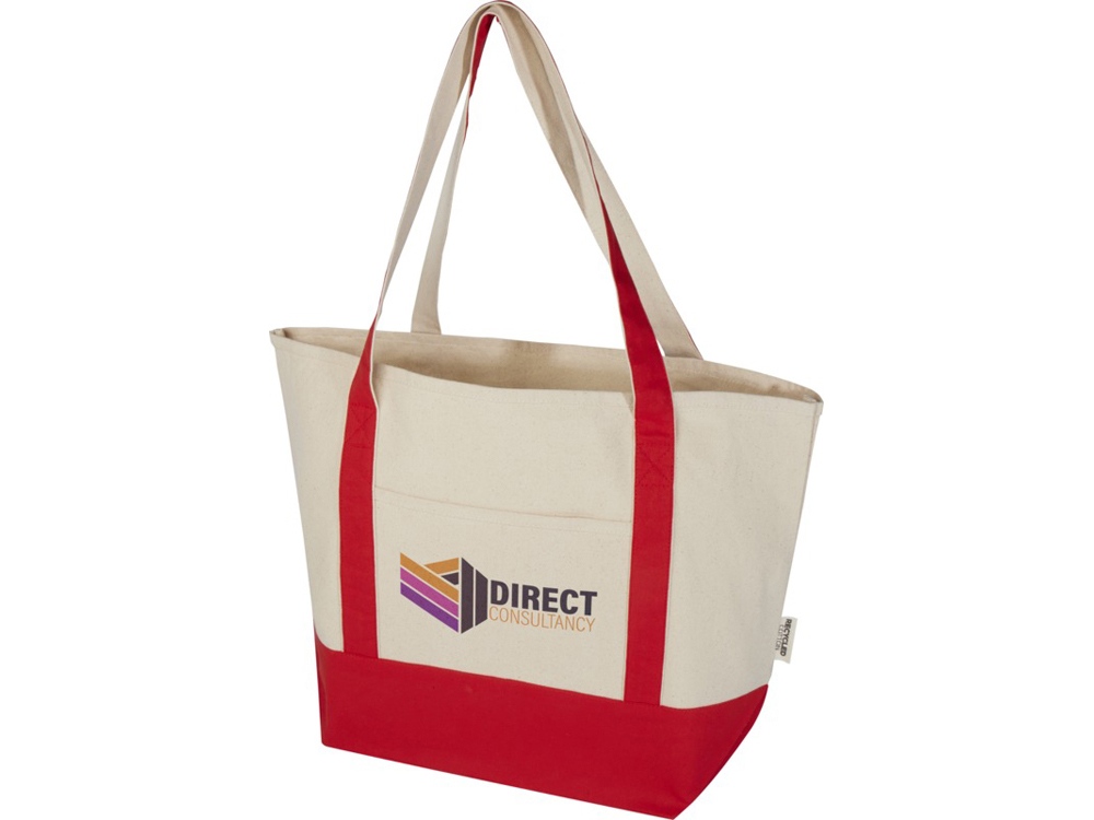 Изображение №7 | Эко-сумка «Sam» (натуральный/красный)