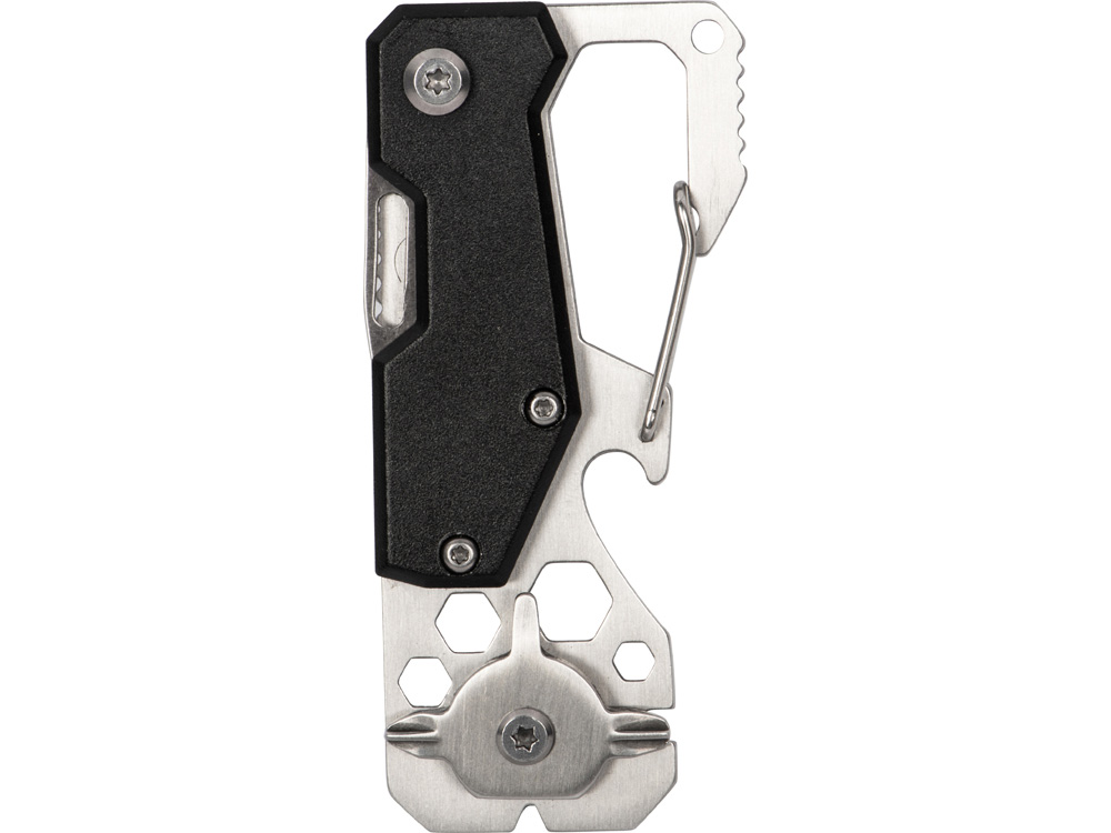 Изображение №2 | Мультитул с карабином 13-в-1 «Tackler» (черный)