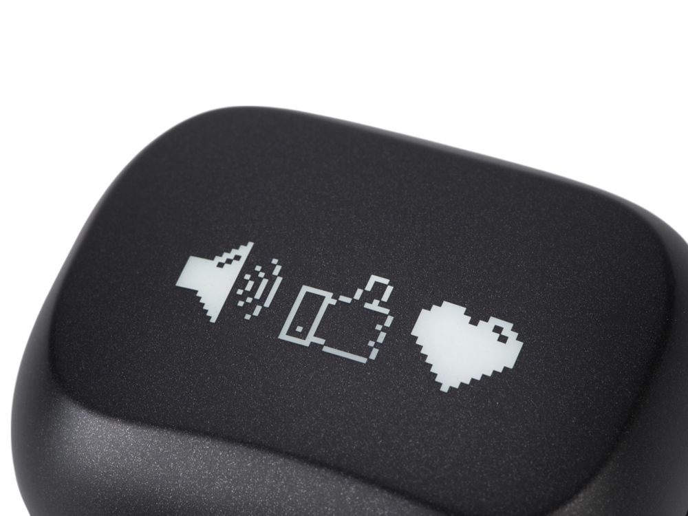 Изображение №2 | Беспроводные наушники с шумоподавлением ENC и подсветкой лого «Lites» с гравировкой (черный)