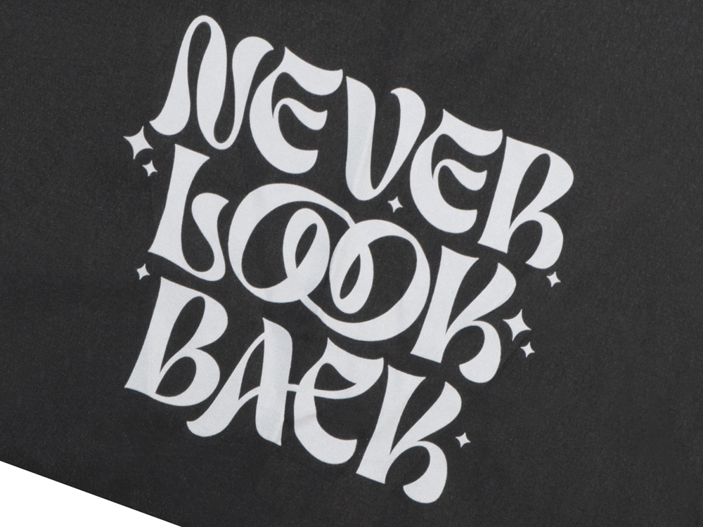 Изображение №2 | Зонт складной «Marvy» с термотрансфером (черный)