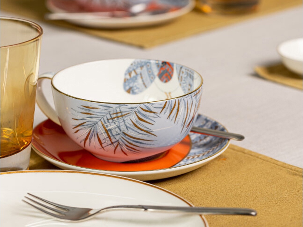 Изображение №9 | Набор чашка и блюдце «TEA SET TRO» (голубой)