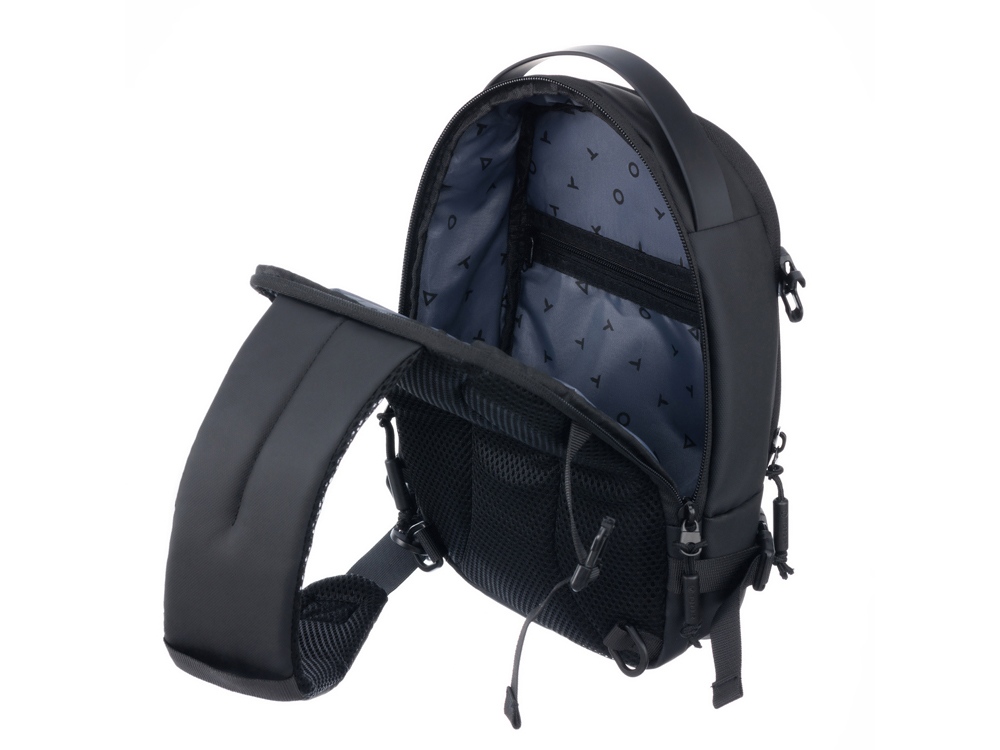 Изображение №6 | Рюкзак на одно плечо «ЭКСТРИМ» (черный)