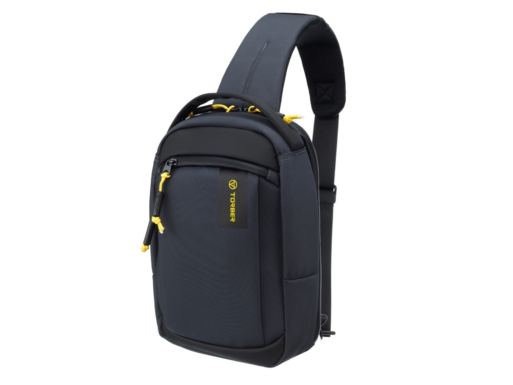 Изображение №2 | Рюкзак на одно плечо «ВОЯЖ» (серый)