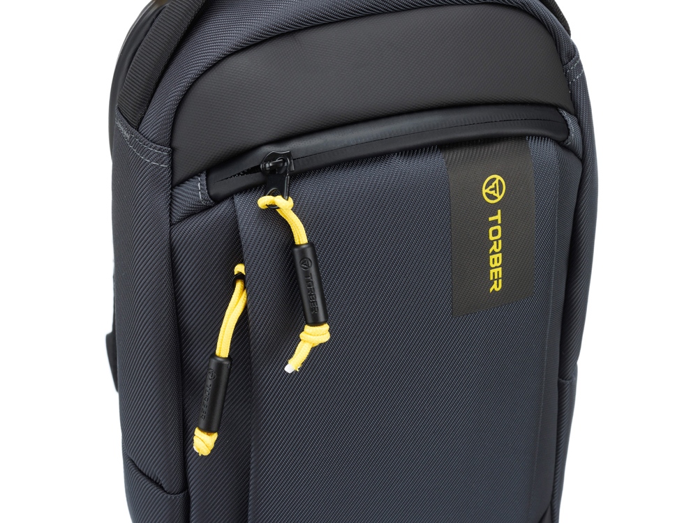 Изображение №6 | Рюкзак на одно плечо «ВОЯЖ» (серый)