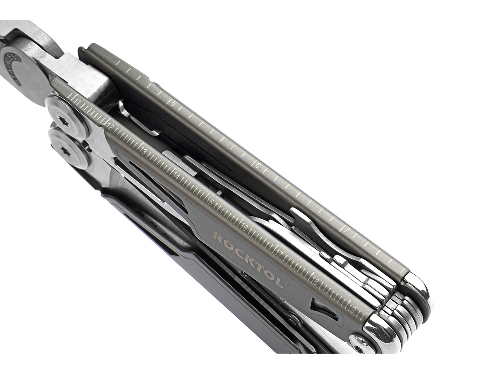 Изображение №5 | Мультитул Rocktol 19 в 1 с титановыми ручками (серый титановый)