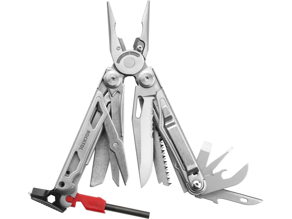 Изображение №1 | Мультитул Rocktol 21 в 1 (серебристый)