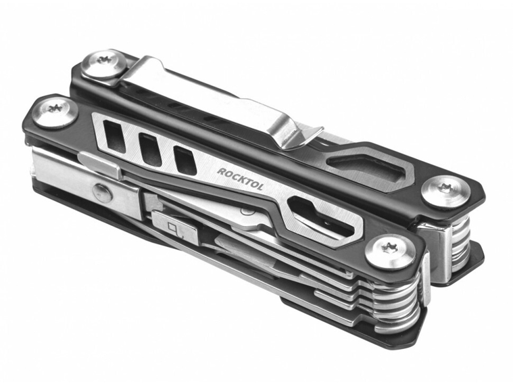 Изображение №4 | Мультитул Rocktol 16 в 1 с пружинными плоскогубцами (черный)