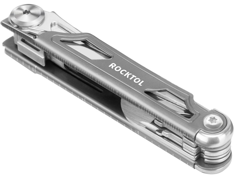 Изображение №3 | Нож-мультитул Rocktol 12 в 1 с титановыми ручками (серый)