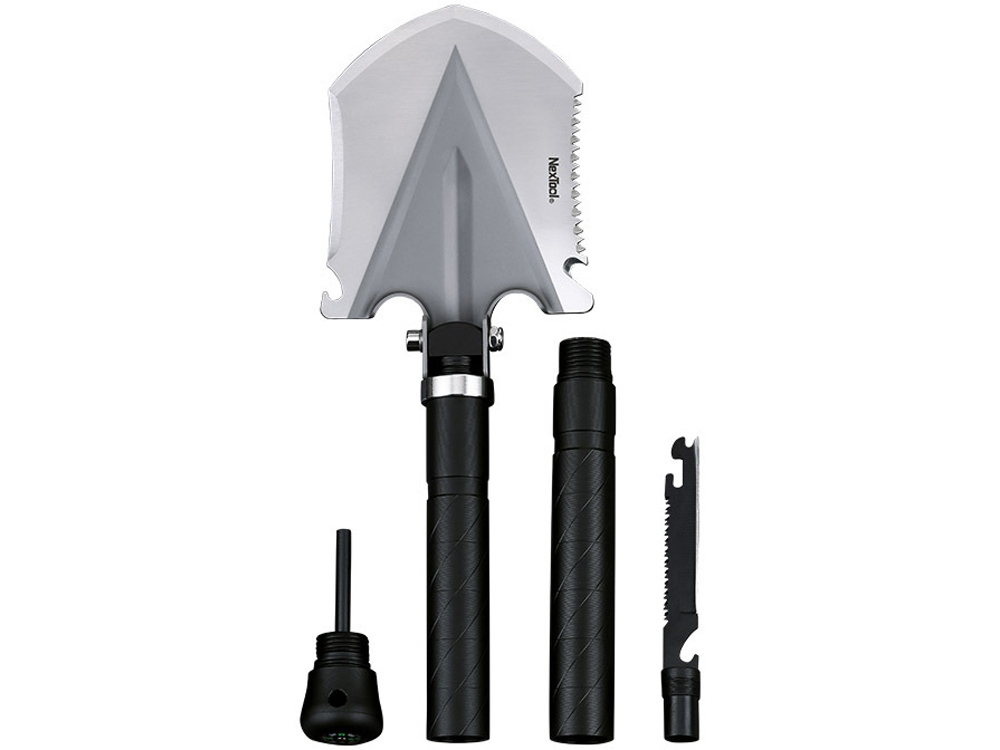 Изображение №1 | Складная мини лопата Nextool (черный)