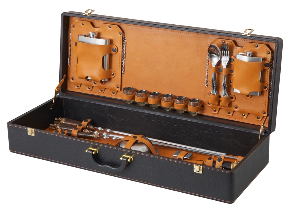 Изображение №1 | Подарочный набор (темно-коричневый/рыжий)