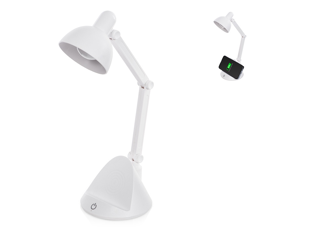 Изображение №1 | Настольный светильник с функцией беспроводной зарядки «Bendy» (белый)
