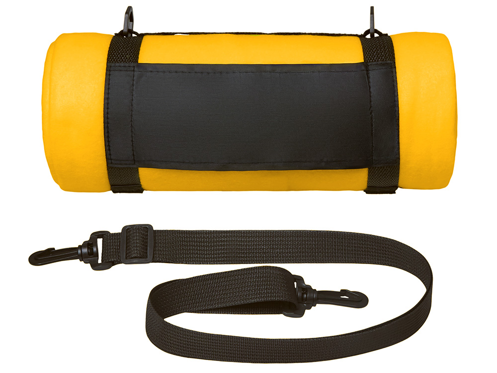 Изображение №5 | Плед «Нежность» с ремешком на плечо (желтый)