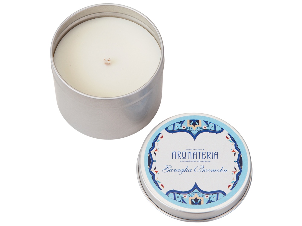 Изображение №6 | Набор: платок «Арабески» и свеча «Загадка Востока» (синий)