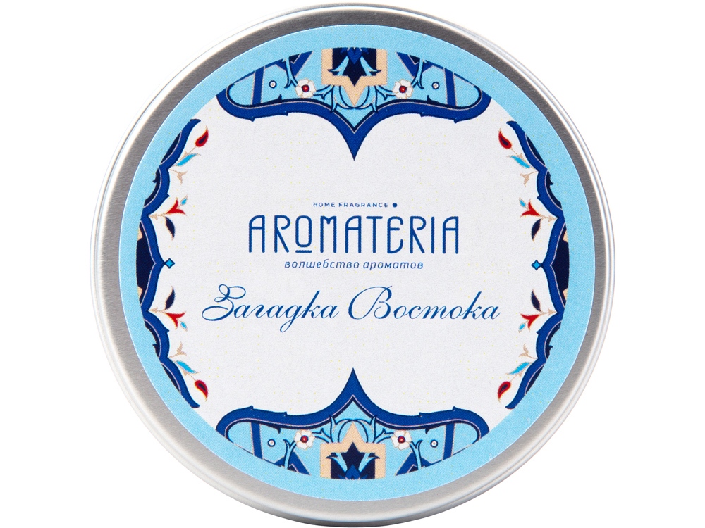 Изображение №7 | Набор: платок «Арабески» и свеча «Загадка Востока» (синий)