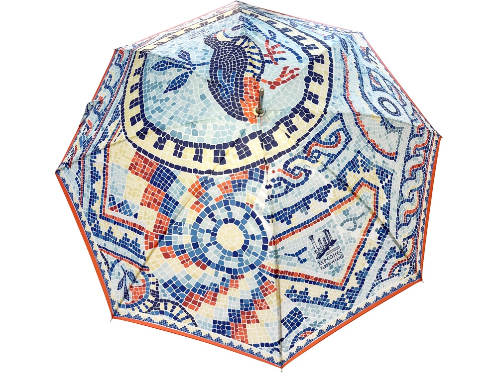 Изображение №1 | Зонт -трость «Грёзы о Византии» (голубой)
