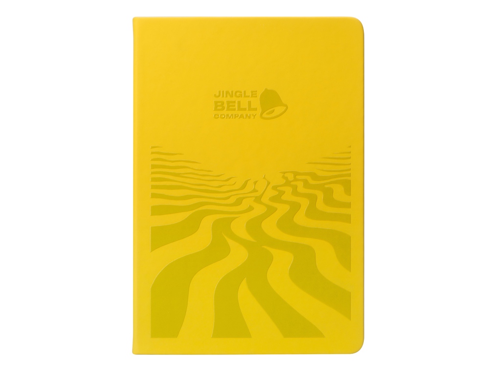 Изображение №2 | Бизнес-блокнот А5 «C2» soft-touch с УФ-печатью (желтый)