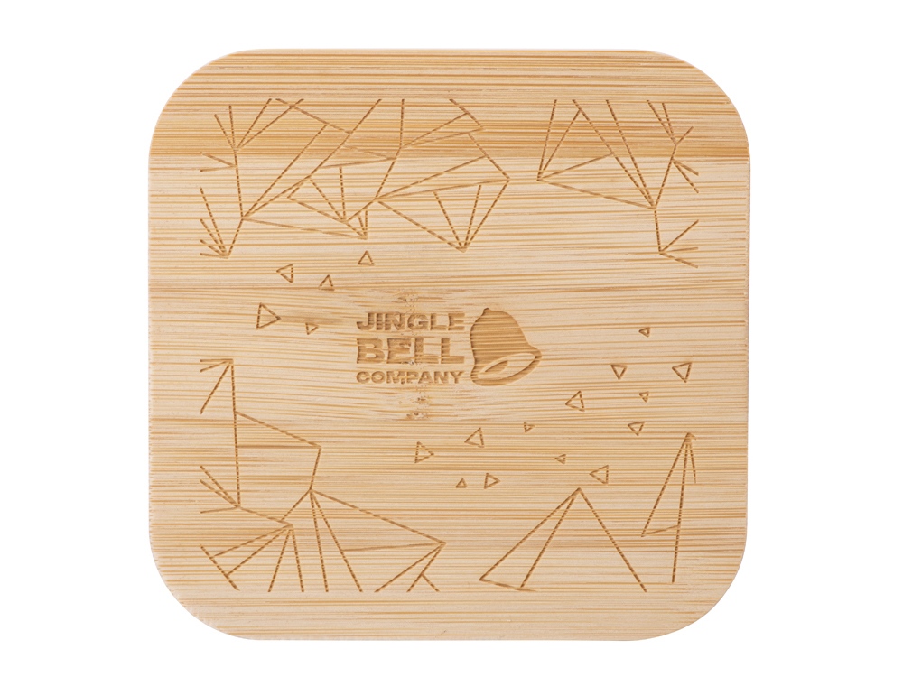 Изображение №4 | Eмкость для хранения «Flake» с гравировкой (бежевый, натуральный)