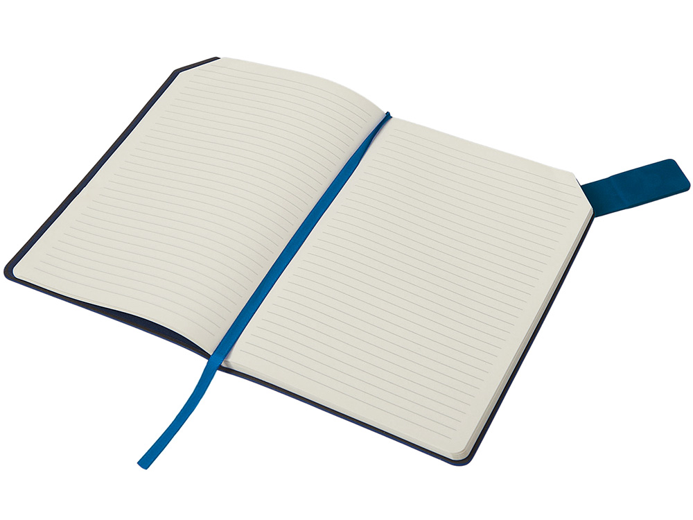 Изображение №8 | Блокнот А5 с магнитным клапаном в гибкой обложке «Chaplin» (синий)