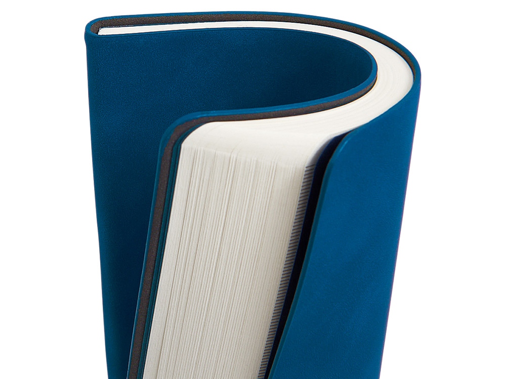 Изображение №11 | Блокнот А5 с магнитным клапаном в гибкой обложке «Chaplin» (синий)