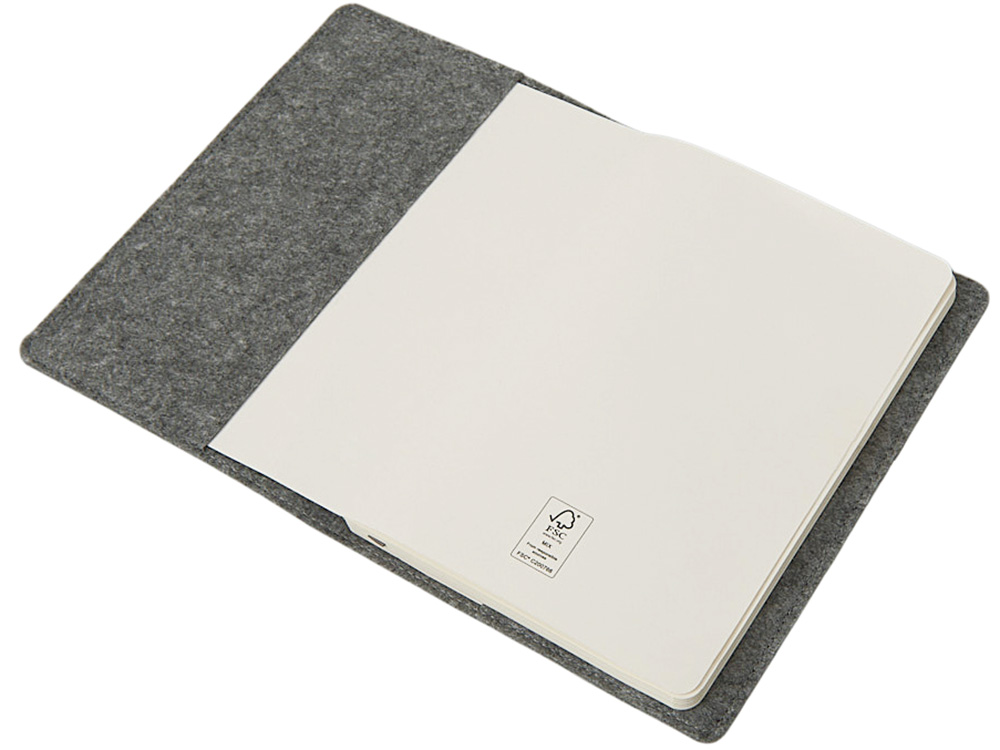 Изображение №8 | Двустороннее портфолио А5 «Felt» (серый)