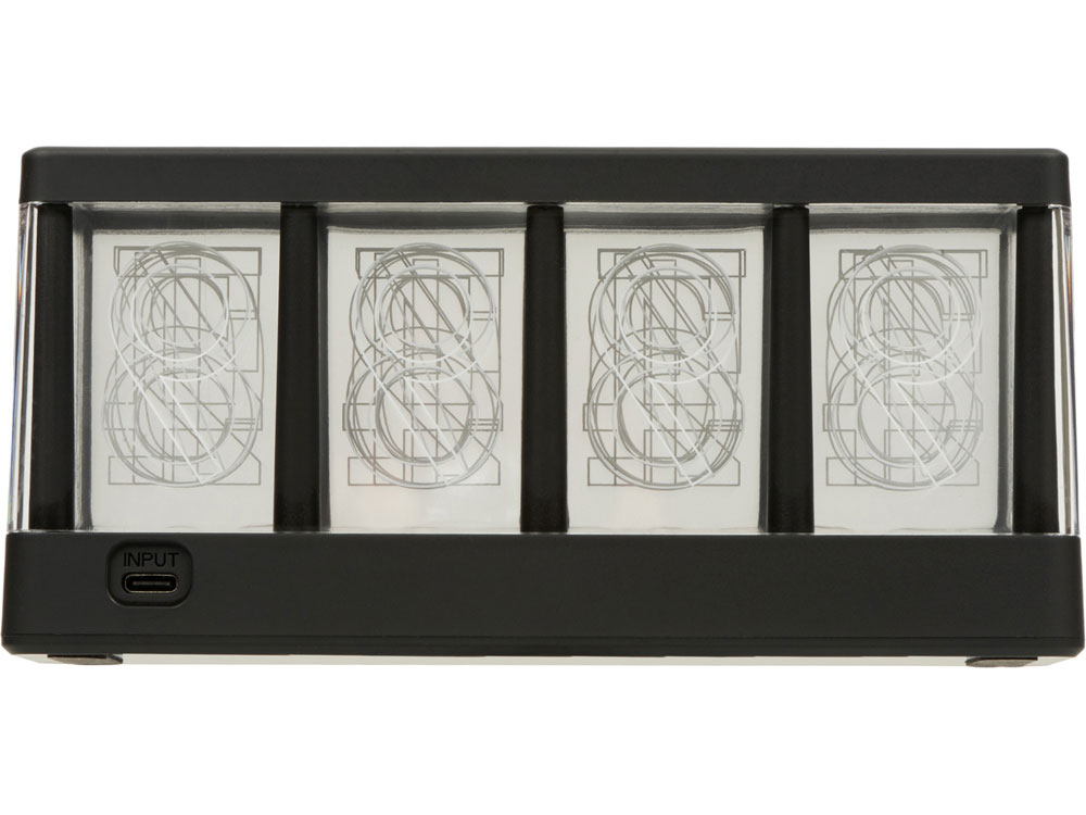 Изображение №7 | Часы с LED-подсветкой и беспроводной зарядкой «Cyber», 10 Вт (черный)