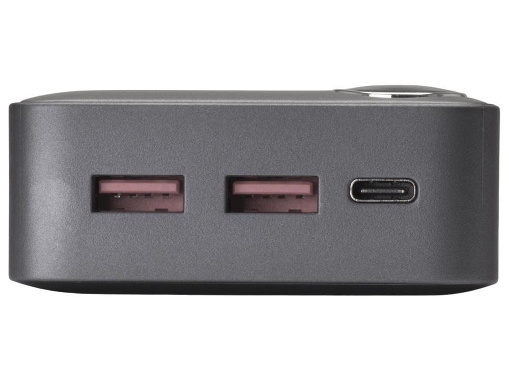 Изображение №6 | Внешний аккумулятор «Mild Pro» c быстрой зарядкой QC/PD, металлик soft-touch, 20 000 mAh (серый)