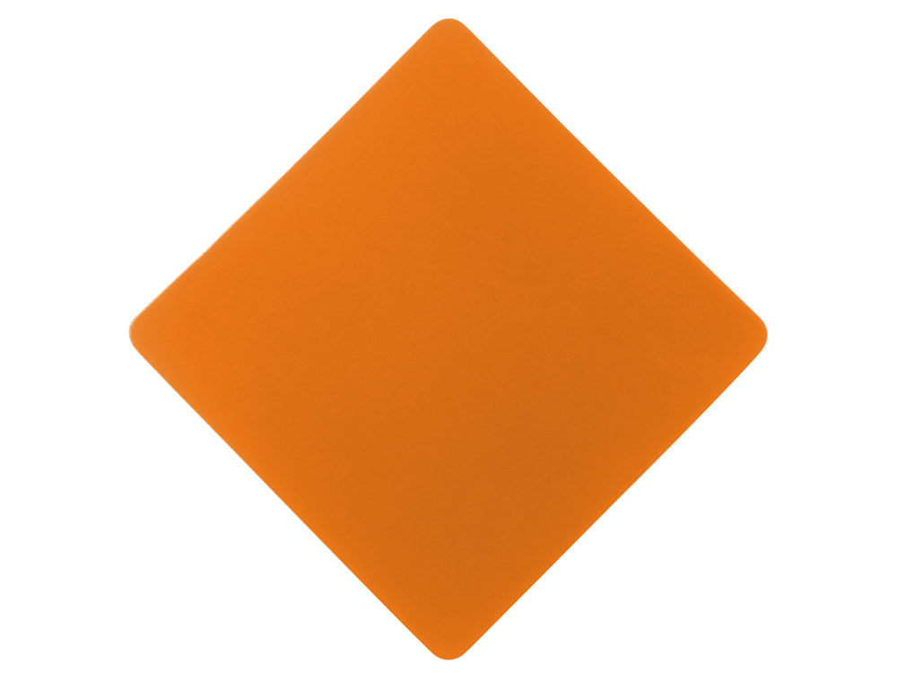 Изображение №1 | Патч «Ромб», soft-touch (оранжевый)