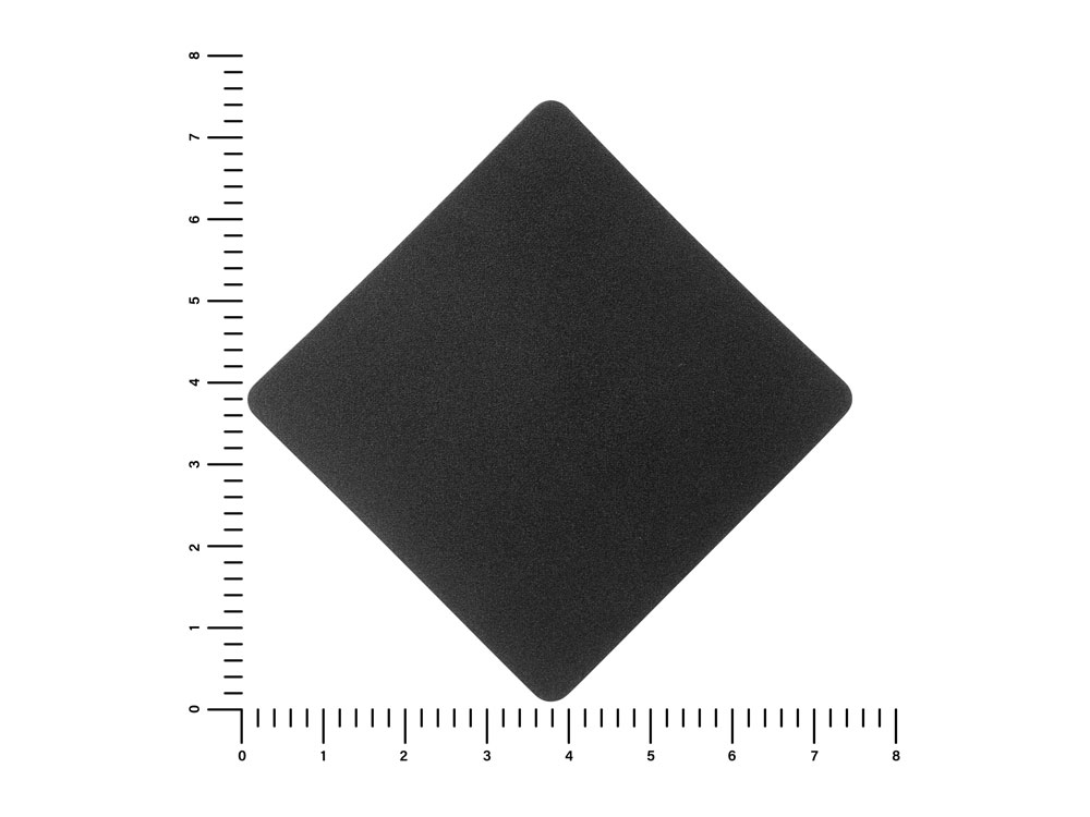 Изображение №2 | Патч «Ромб», nubuk (черный)