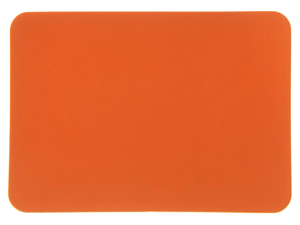 Изображение №1 | Патч «Прямоугольный», soft-touch (оранжевый)