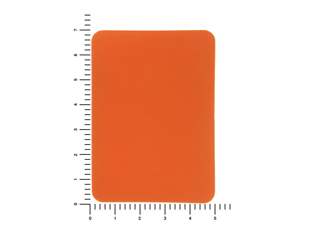 Изображение №3 | Патч «Прямоугольный», soft-touch (оранжевый)