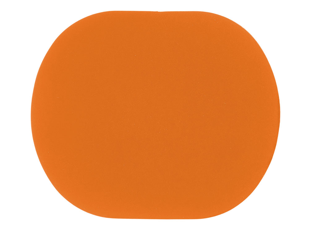 Изображение №1 | Патч «Овал», soft-touch (оранжевый)