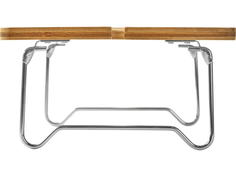 Изображение №9 | Набор для пикника Fabar сумка-холодильник и бамбуковый столик на ножках (серый, натуральный)