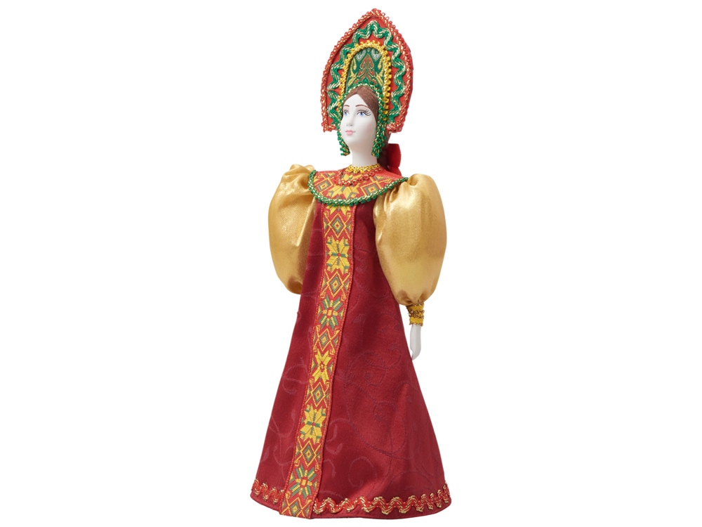 Изображение №7 | Подарочный набор: кукла фарфоровая, крем-мёд с лаймом и имбирем (красный)