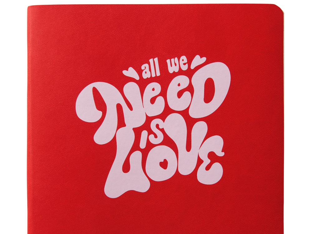 Изображение №1 | Ежедневник недатированный А5- «Megapolis Flex Quattro» с УФ-печатью (красный)