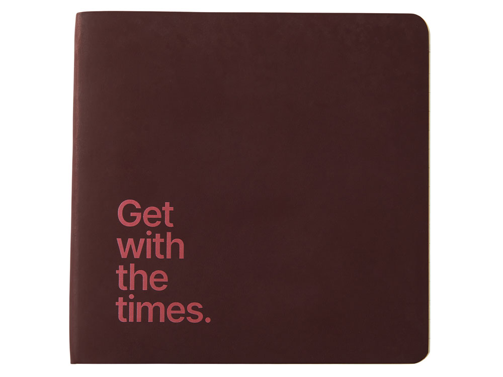 Изображение №1 | Ежедневник недатированный А5- «Megapolis Flex Quattro» с УФ-печатью (бордовый)